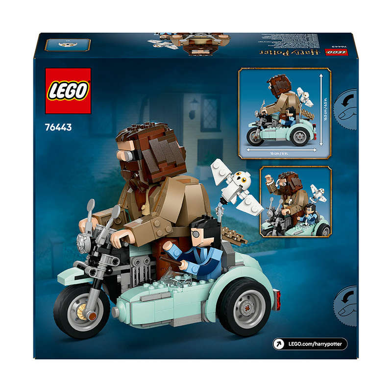 LEGO® Harry Potter Hagrid & Harrys Motorcycle Ride Toy 76443