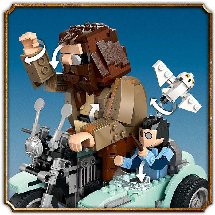 LEGO® Harry Potter Hagrid & Harrys Motorcycle Ride Toy 76443