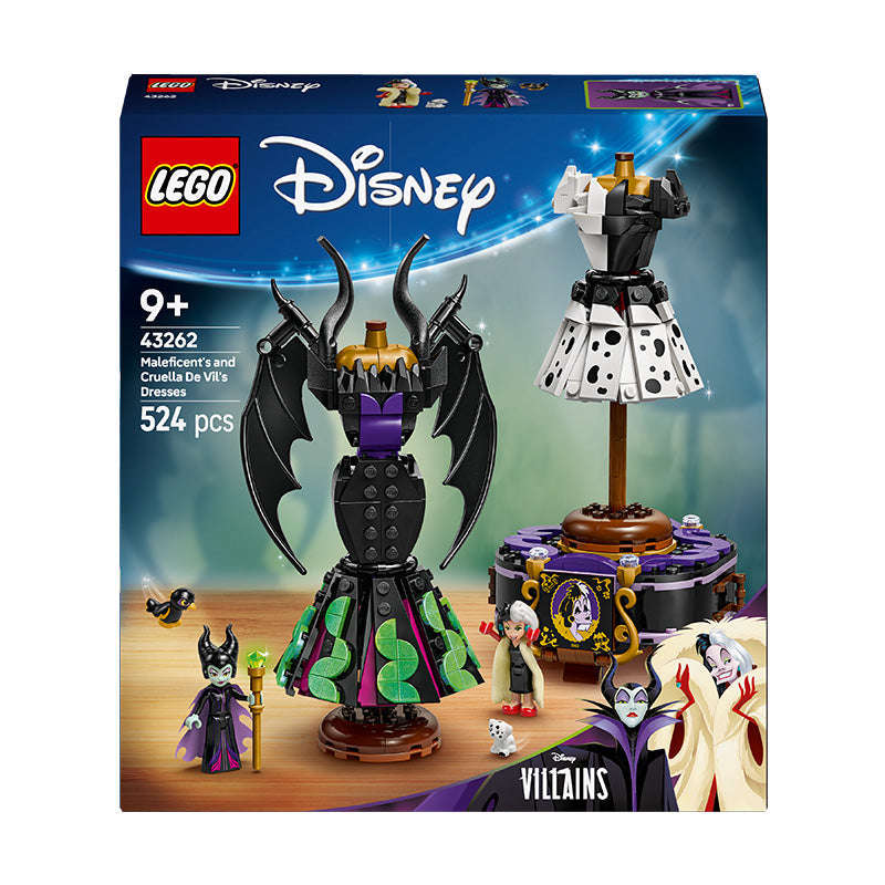 LEGO® ǀ Disney Villains Maleficents and Cruella De Vils Dresses 43262