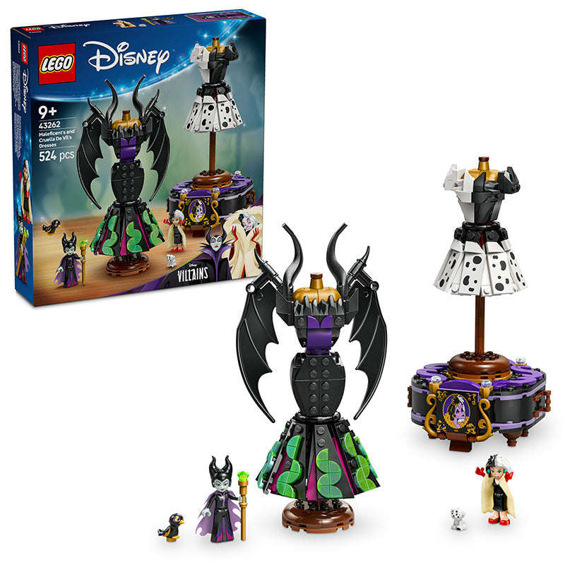 LEGO® ǀ Disney Villains Maleficents and Cruella De Vils Dresses 43262