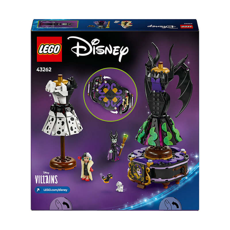 LEGO® ǀ Disney Villains Maleficents and Cruella De Vils Dresses 43262