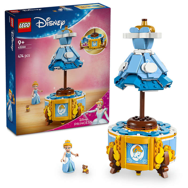 LEGO® ǀ Disney Princess Cinderellas Dress Building Kit with Character 43266