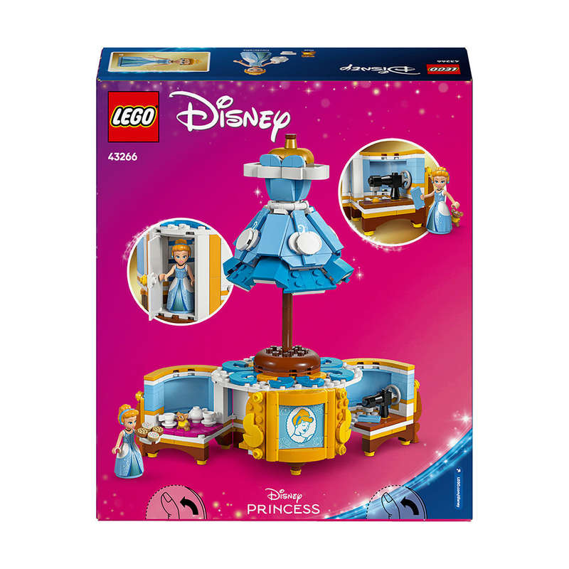 LEGO® ǀ Disney Princess Cinderellas Dress Building Kit with Character 43266