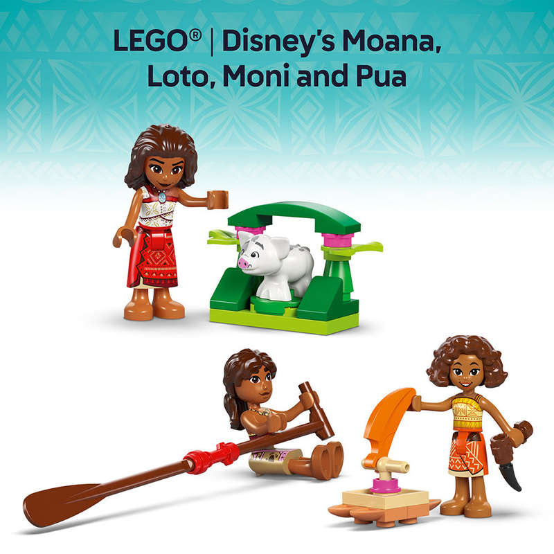 LEGO® ǀ Disney Princess Moanas Adventure Canoe Fantasy Toy Model Kit 43270