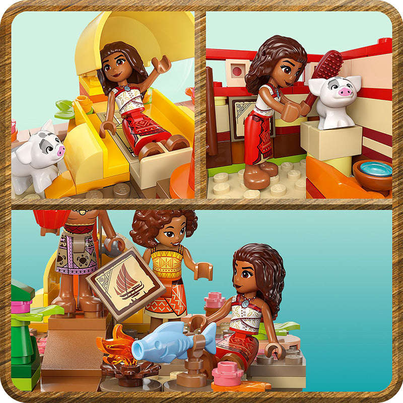 LEGO® ǀ Disney Princess Moanas Adventure Canoe Fantasy Toy Model Kit 43270