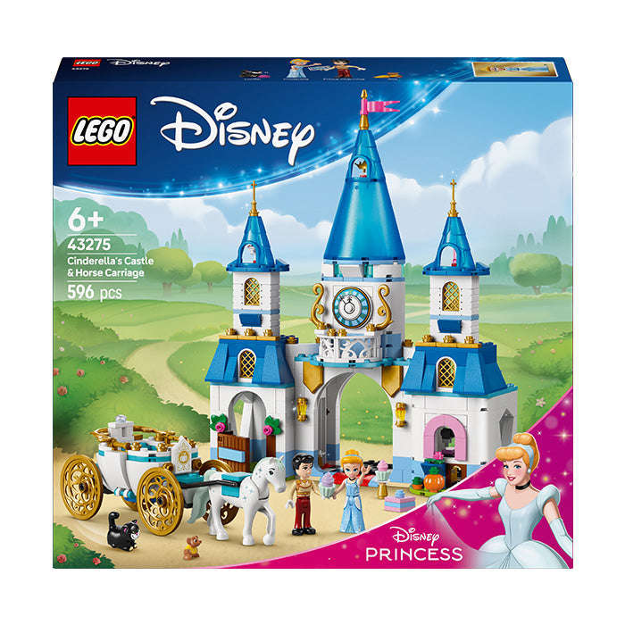 LEGO® | Disney Princess Cinderellas Castle & Horse Carriage 43275