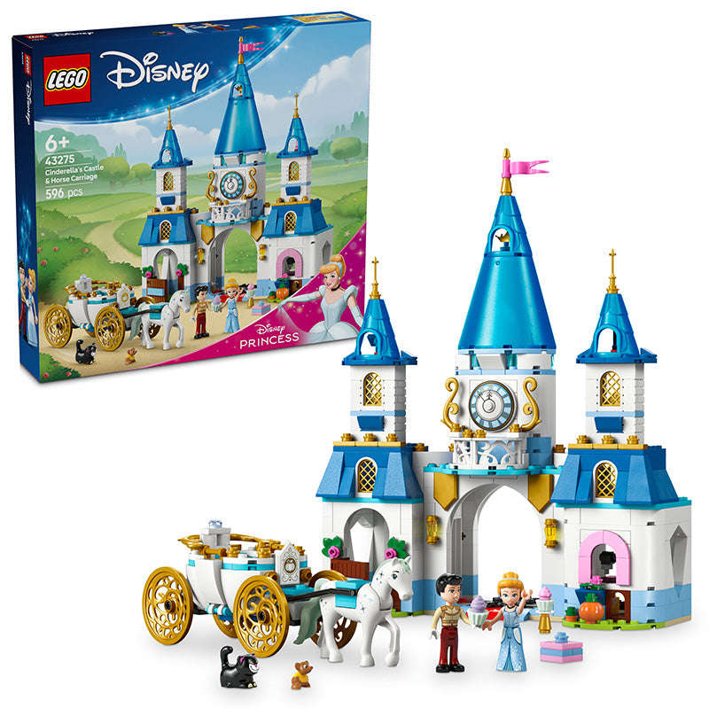 LEGO® | Disney Princess Cinderellas Castle & Horse Carriage 43275
