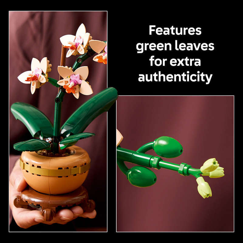 LEGO® ICONS Mini Orchid Artificial Plant Set 10343