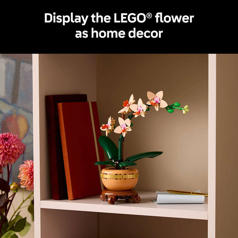 LEGO® ICONS Mini Orchid Artificial Plant Set 10343