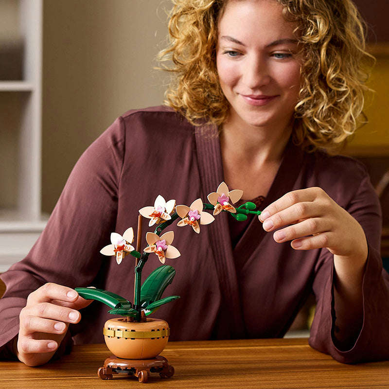 LEGO® ICONS Mini Orchid Artificial Plant Set 10343