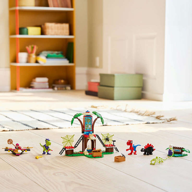 LEGO® Marvel Spidey And His Amazing Friends Spidey and Gobbys Raptor Battle at Tree House HQ ...