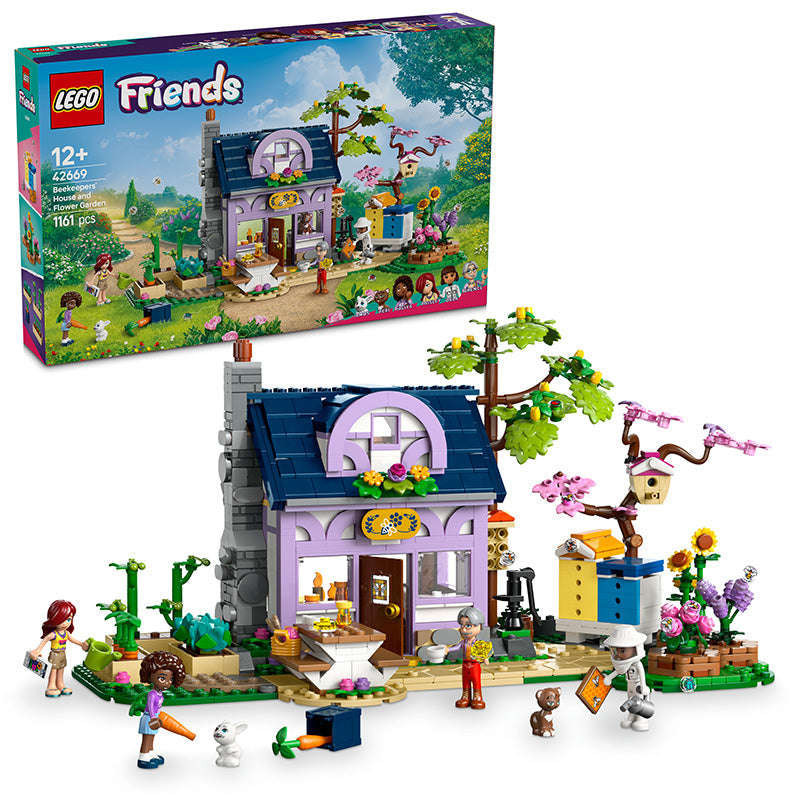 LEGO® Friends Beekeepers House and Flower Garden Building Kit 42669