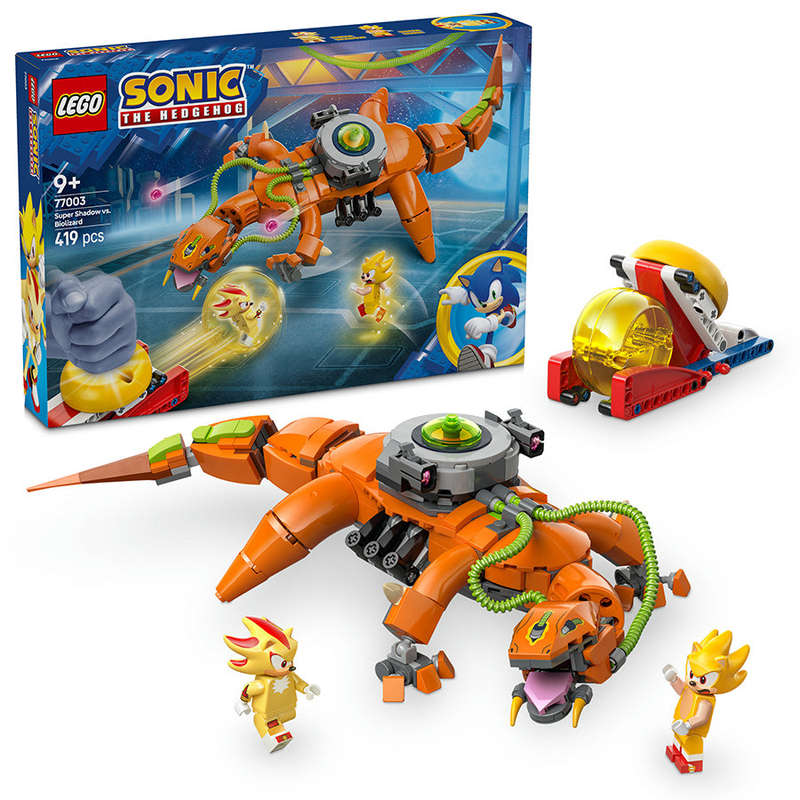 LEGO® Sonic the Hedgehog Super Shadow vs. Biolizard Gamer Gift Toy 77003