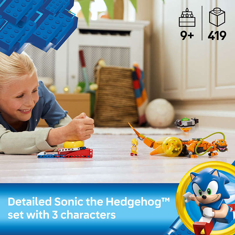 LEGO® Sonic the Hedgehog Super Shadow vs. Biolizard Gamer Gift Toy 77003