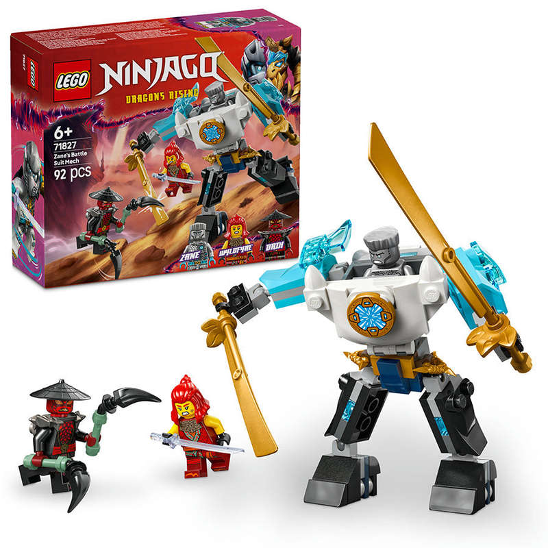 LEGO® NINJAGO® Zanes Battle Suit Mech Ninja Toy Set 71827