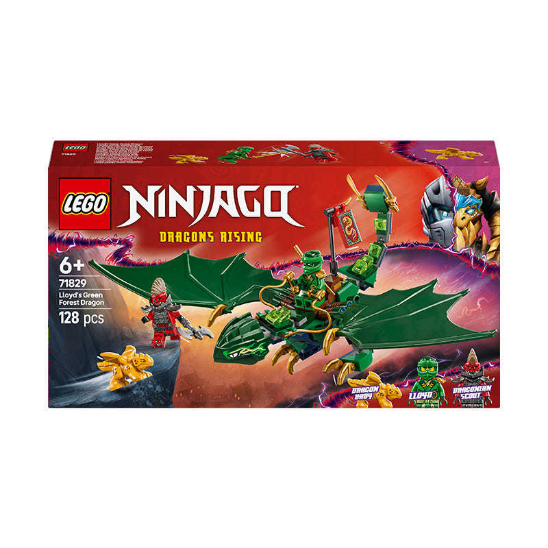 LEGO® NINJAGO® Lloyds Green Forest Dragon Toy for Kids 71829