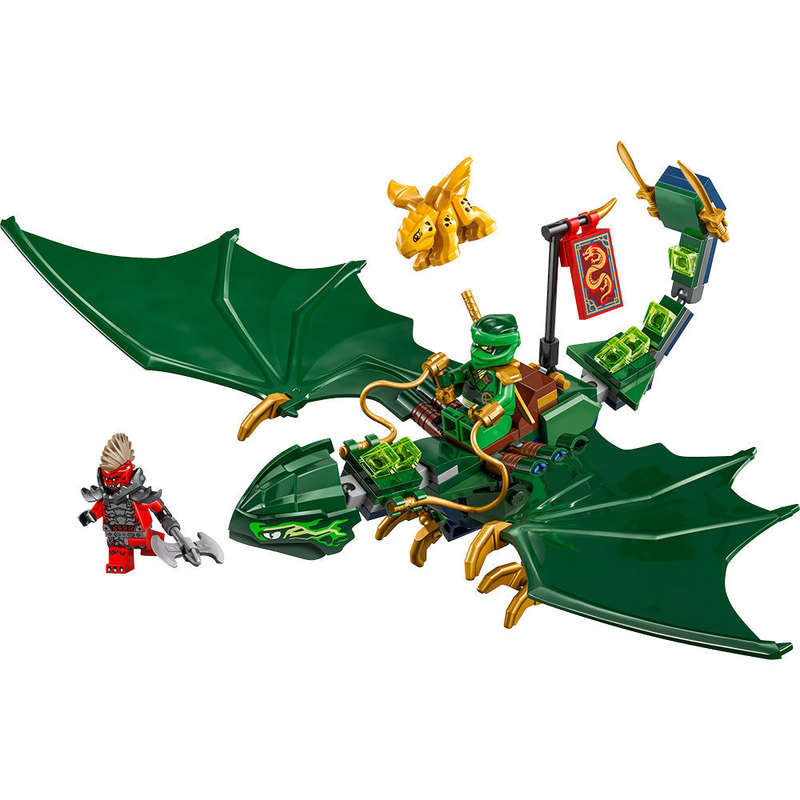LEGO® NINJAGO® Lloyds Green Forest Dragon Toy for Kids 71829