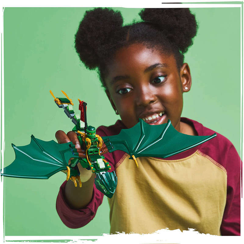 LEGO® NINJAGO® Lloyds Green Forest Dragon Toy for Kids 71829