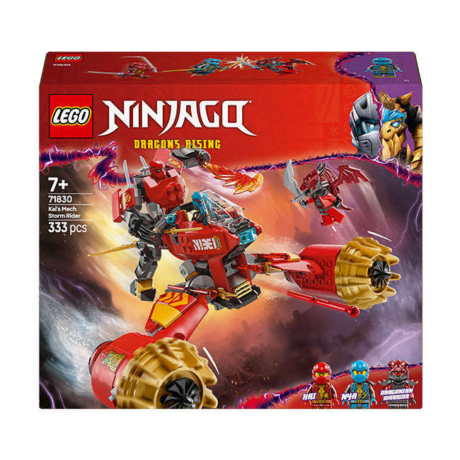 LEGO® NINJAGO® Kais Mech Storm Rider 2in1 Ninja Toy Set 71830