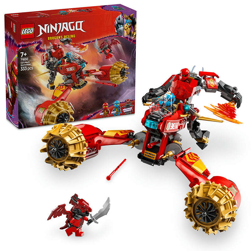 LEGO® NINJAGO® Kais Mech Storm Rider 2in1 Ninja Toy Set 71830
