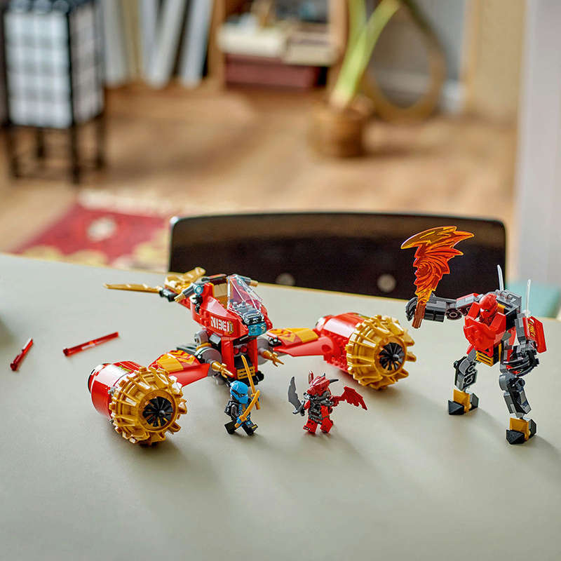 LEGO® NINJAGO® Kais Mech Storm Rider 2in1 Ninja Toy Set 71830