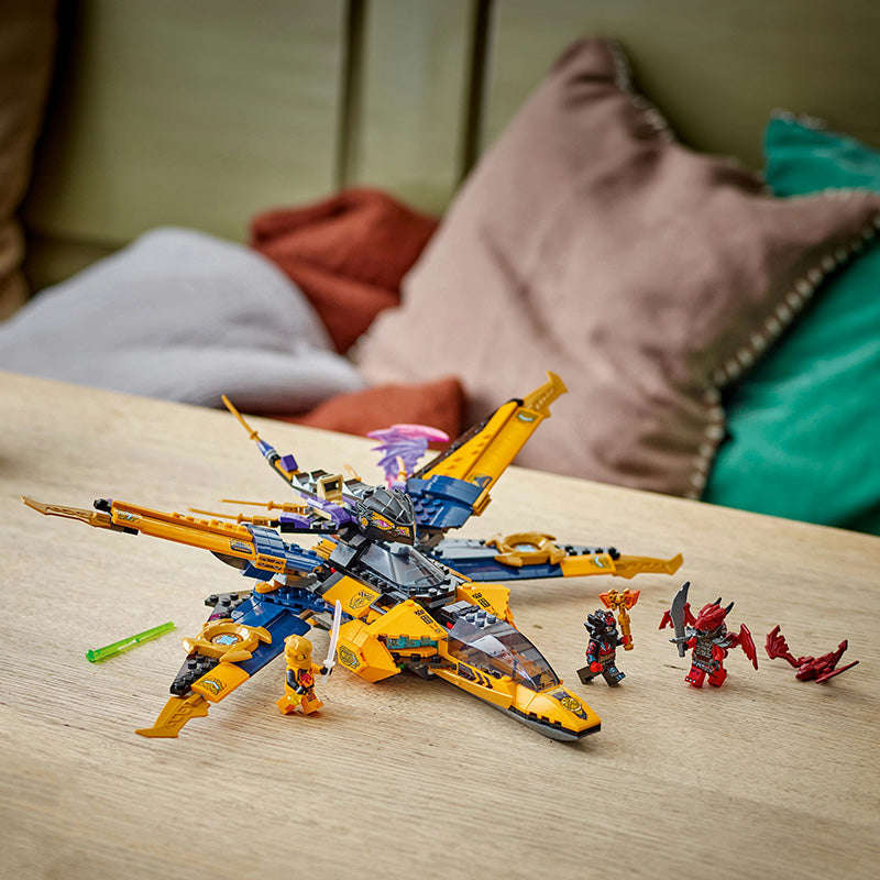 LEGO® NINJAGO® Ras and Arins Super Storm Jet Ninja Toy 71833