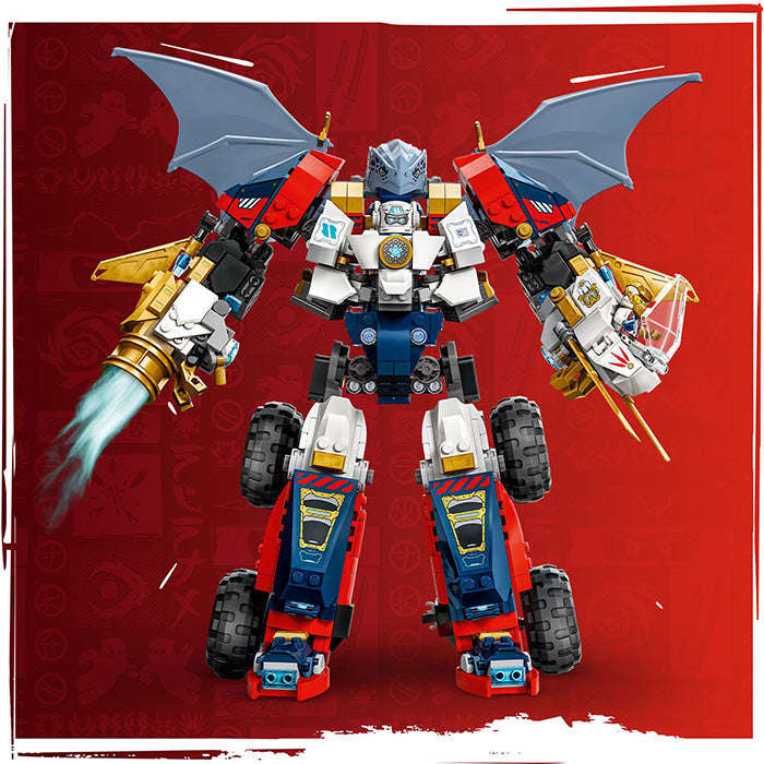 LEGO® NINJAGO® 4in1 Zanes Ultra Combiner Mech Ninja Toy 71834
