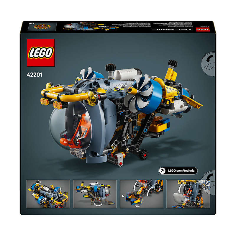 LEGO® Technic Deep-Sea Research Submarine Building Toy 42201