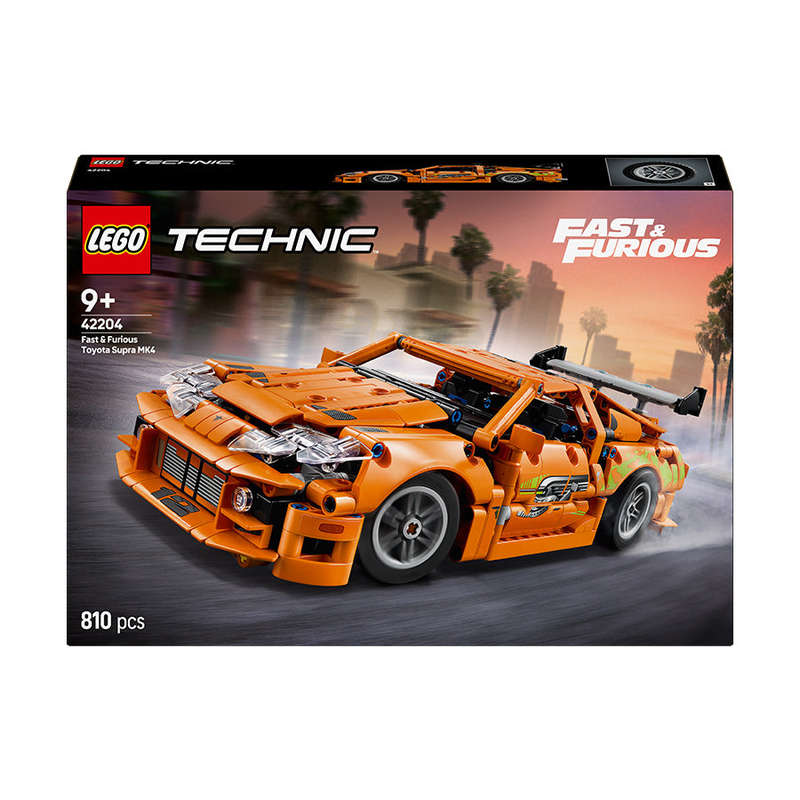 LEGO® Technic Fast and Furious Toyota Supra MK4 Toy Car Model Kit 42204