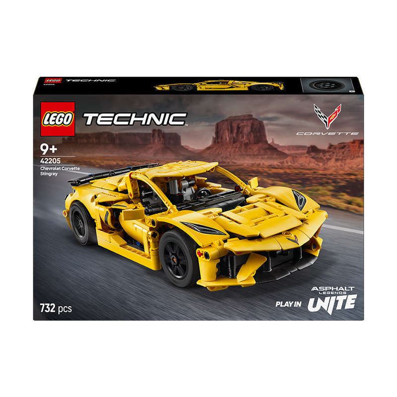 LEGO® Technic Chevrolet Corvette Stingray Car Model Kit Vehicle Toy 42205