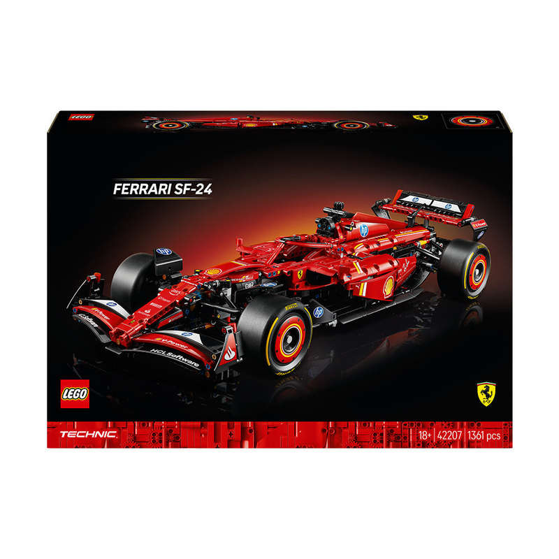 LEGO® Technic Ferrari SF-24 F1 Car Model Kit for Adults 42207