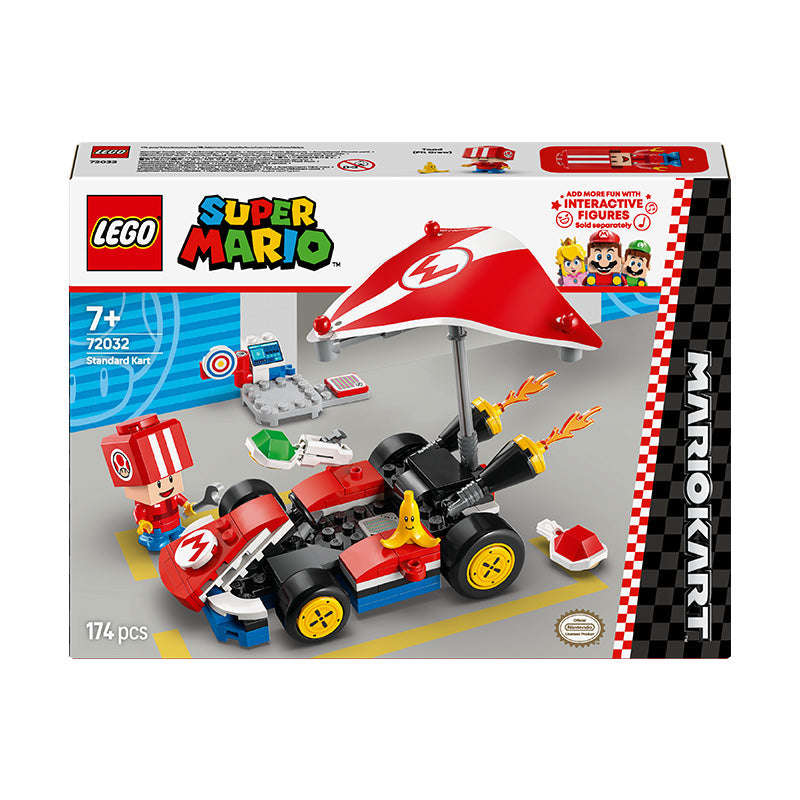 LEGO® Super Mario: Mario Kart  Standard Kart, Car Toy Playset 72032