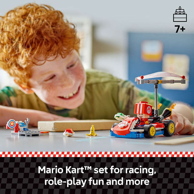LEGO® Super Mario: Mario Kart  Standard Kart, Car Toy Playset 72032