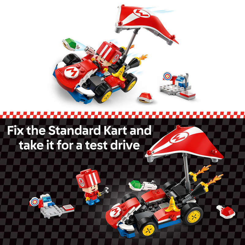 LEGO® Super Mario: Mario Kart  Standard Kart, Car Toy Playset 72032