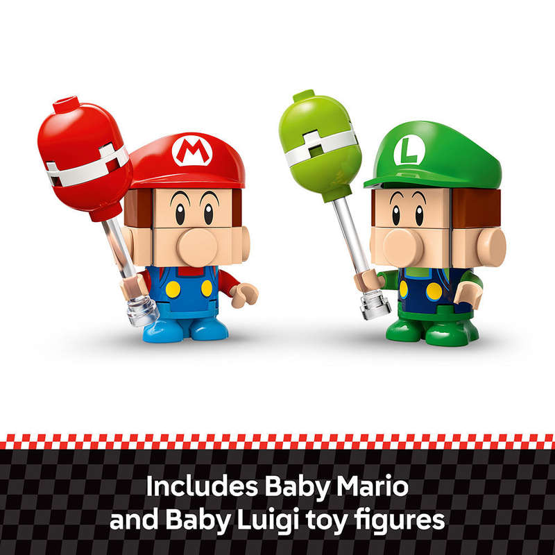 LEGO® Super Mario: Mario Kart  Baby Mario vs. Baby Luigi Toy 72034
