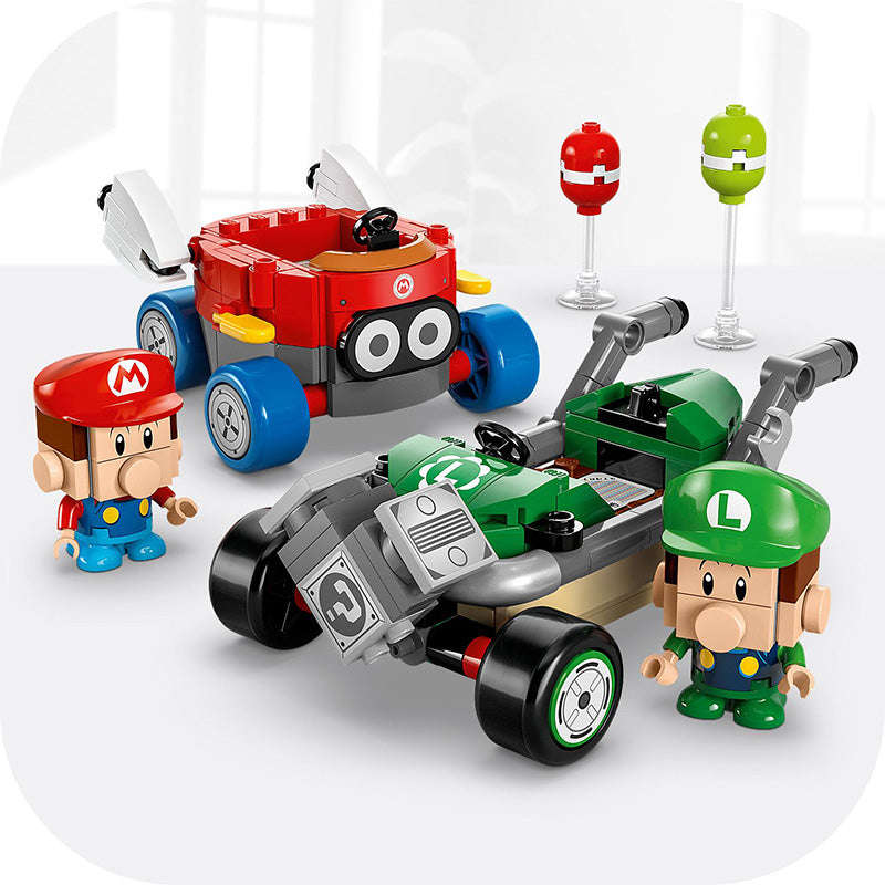 LEGO® Super Mario: Mario Kart  Baby Mario vs. Baby Luigi Toy 72034
