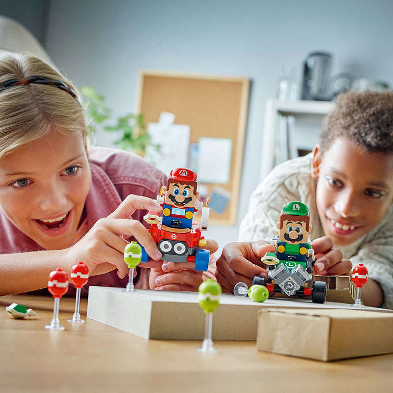 LEGO® Super Mario: Mario Kart  Baby Mario vs. Baby Luigi Toy 72034
