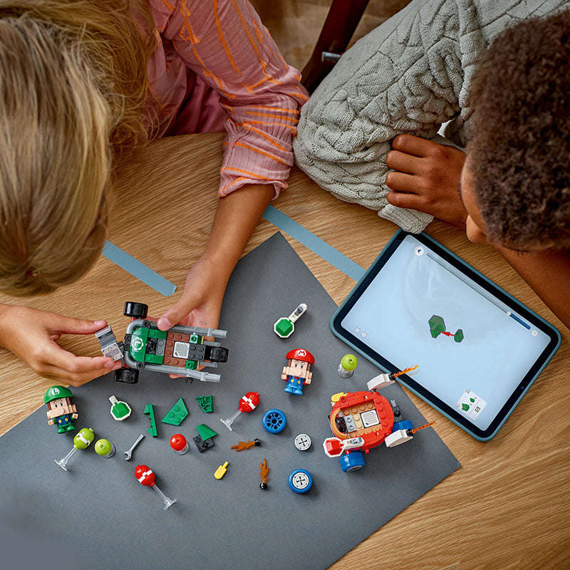 LEGO® Super Mario: Mario Kart  Baby Mario vs. Baby Luigi Toy 72034