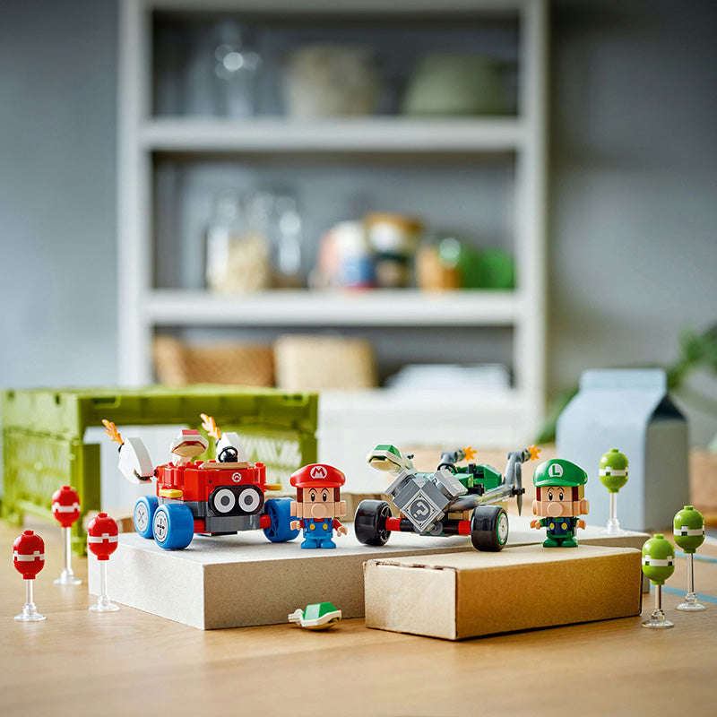 LEGO® Super Mario: Mario Kart  Baby Mario vs. Baby Luigi Toy 72034