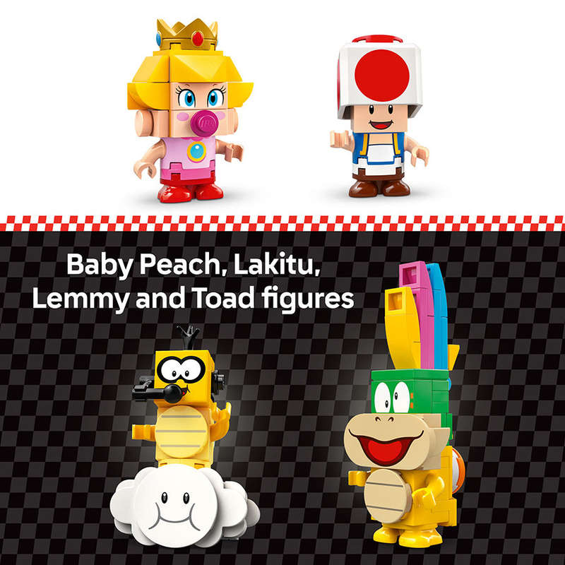 LEGO® Super Mario: Mario Kart  Baby Peach & Grand Prix Set, Racing Toy 72036