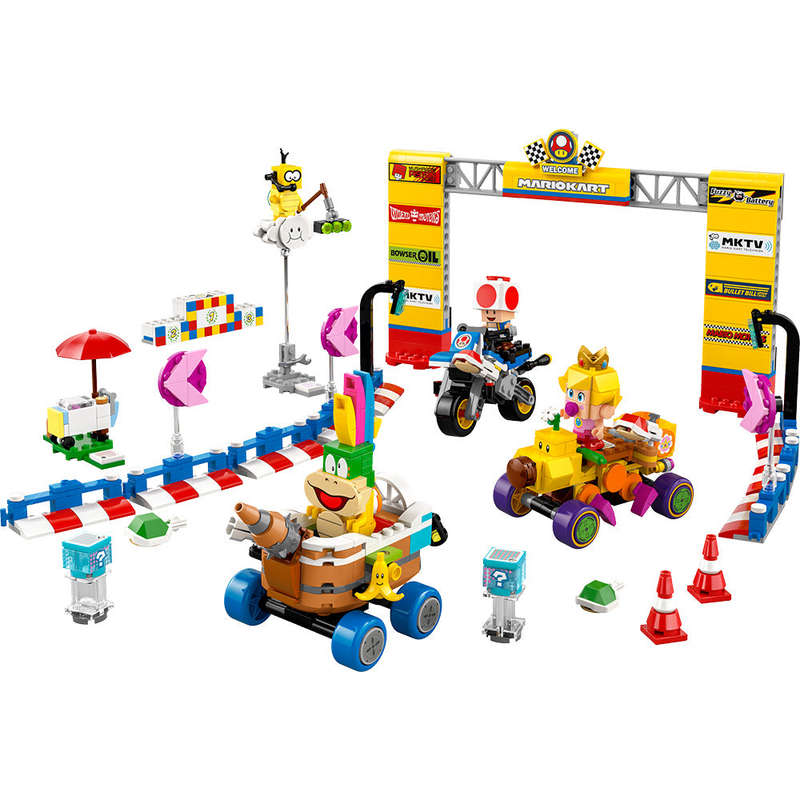 LEGO® Super Mario: Mario Kart  Baby Peach & Grand Prix Set, Racing Toy 72036