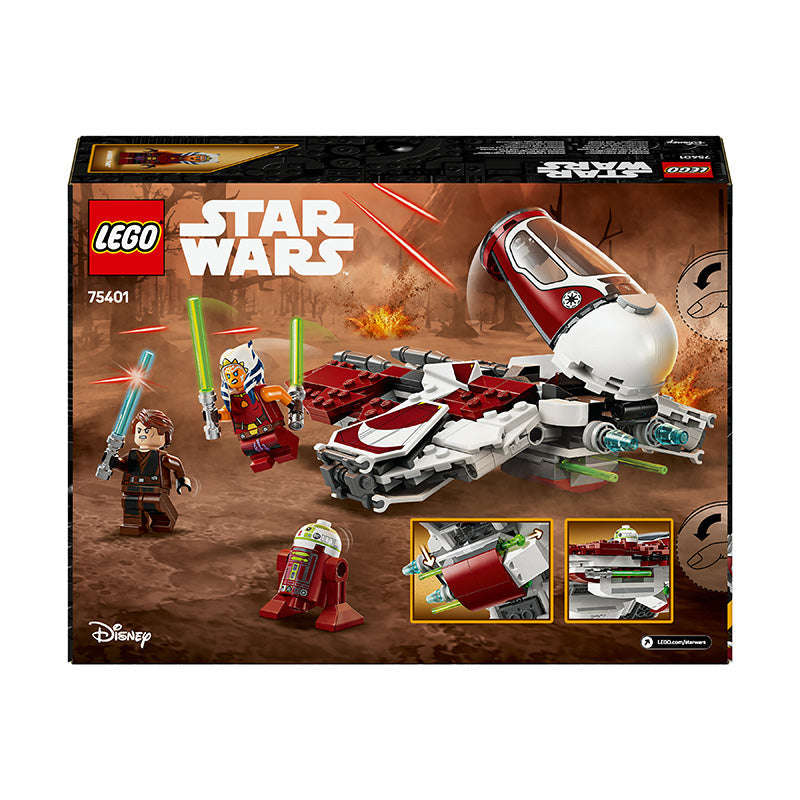 LEGO® Star Wars Ahsokas Jedi Interceptor Starfighter Building Toy 75401