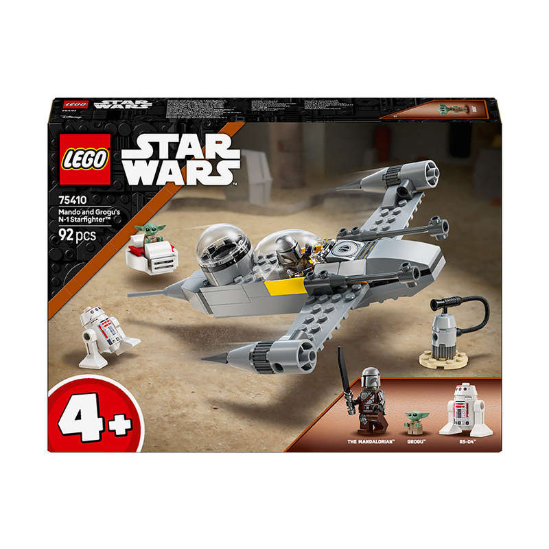 LEGO® Star Wars Mando and Grogus N-1 Starfighter Set 75410