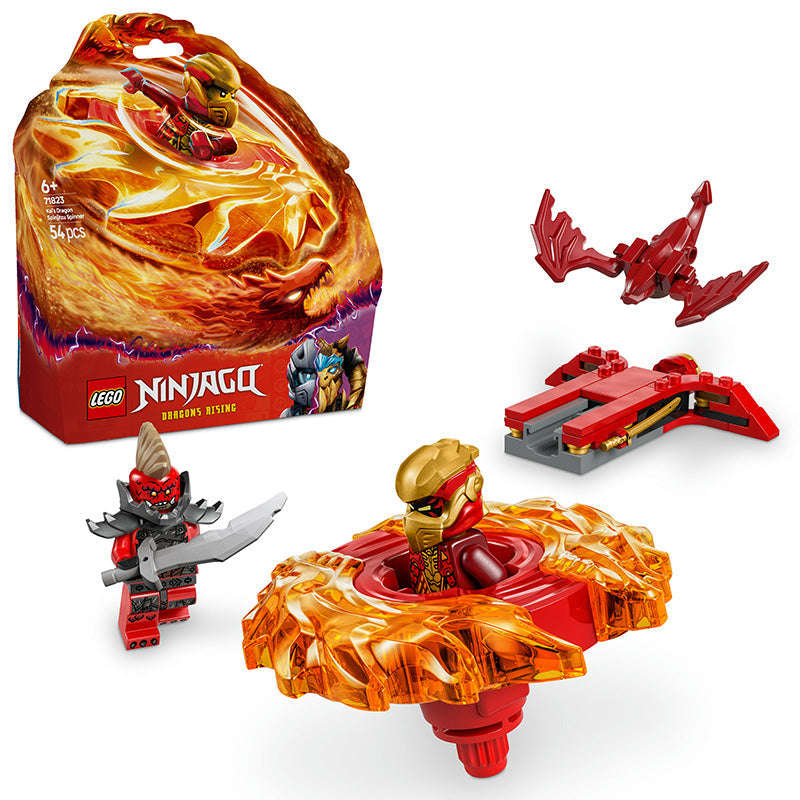 LEGO® NINJAGO® Kais Dragon Spinjitzu Spinner Toy Set 71823