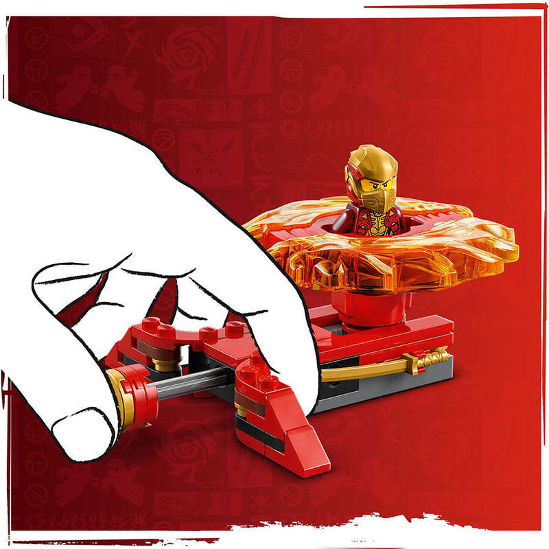 LEGO® NINJAGO® Kais Dragon Spinjitzu Spinner Toy Set 71823