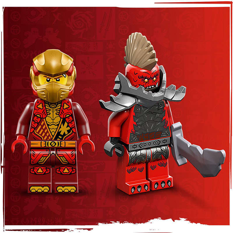 LEGO® NINJAGO® Kais Dragon Spinjitzu Spinner Toy Set 71823