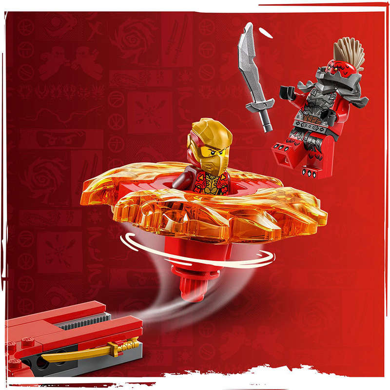 LEGO® NINJAGO® Kais Dragon Spinjitzu Spinner Toy Set 71823