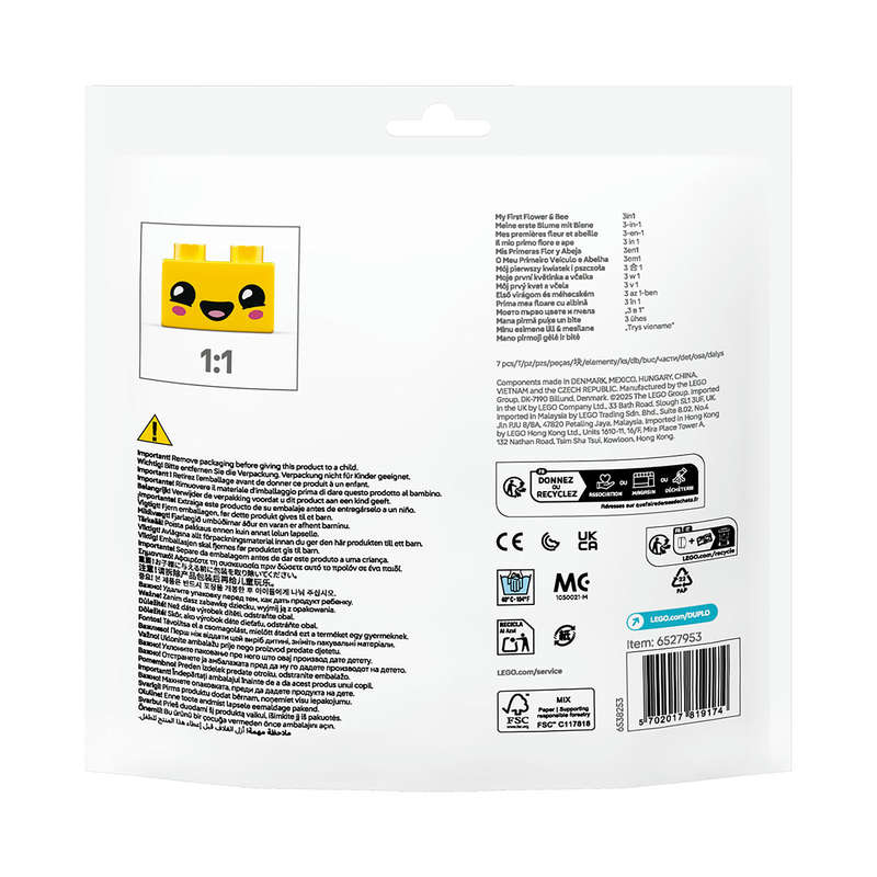 LEGO® DUPLO® My First Flower & Bee Recruitment Bag 30686