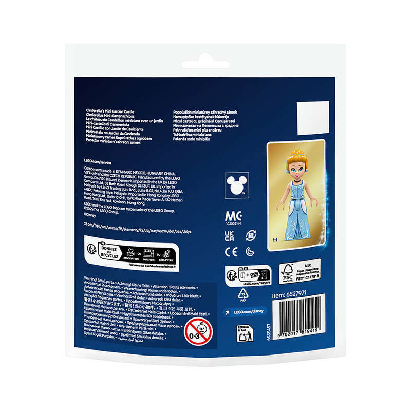 LEGO® | Disney Princess Cinderella's Mini Garden Castle Recruitment Bag 30695