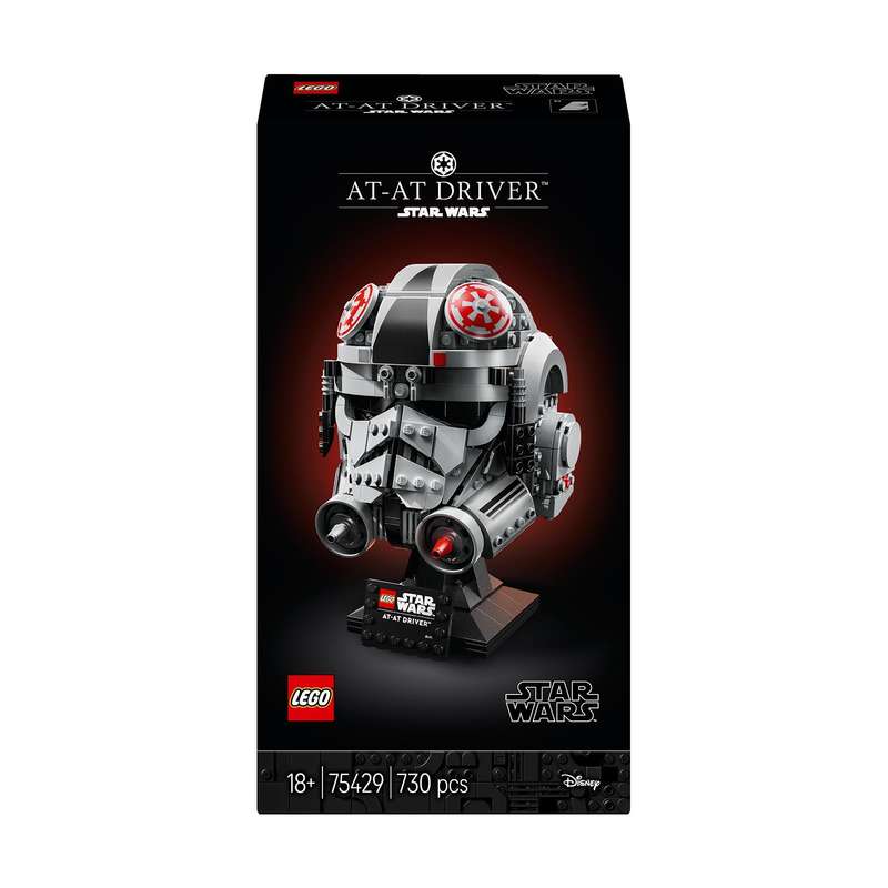 LEGO® Star Wars AT-AT Driver Helmet, Buildable Model Kit 75429